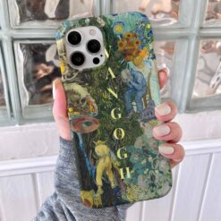 Van Gogh Soyut Sanat Baskılı Silikon Telefon Kılıfı