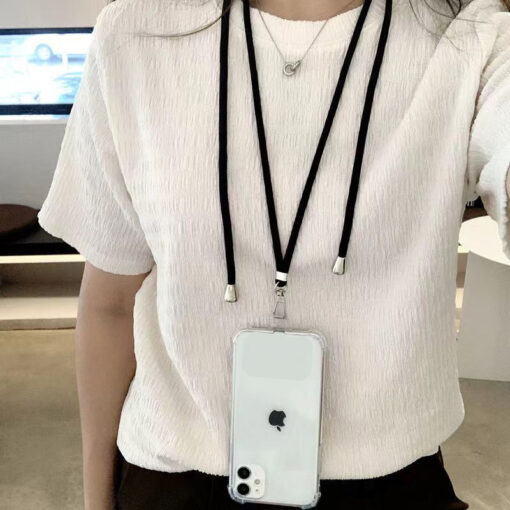 Siyah Telefon Boyun Askısı - Görsel 3