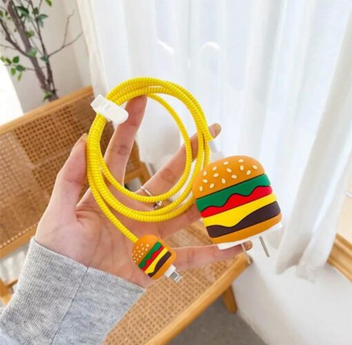 Hamburger Şarj&Kablo Koruyucu Seti