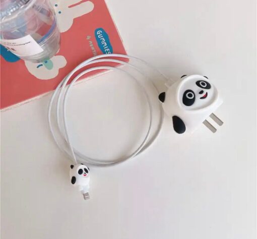Panda Desenli Şarj&Kablo Koruyucu Set