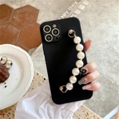 Bilek Geçmeli Zincirli Silikon Telefon Kılıfı