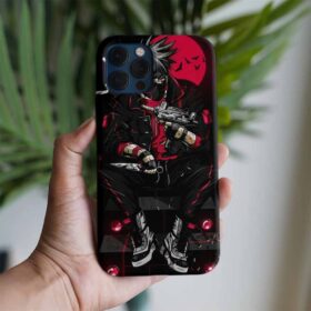 Naruto Kakaşhi Uzi Baskılı Tasarımlı Silikon Telefon Kılıfı