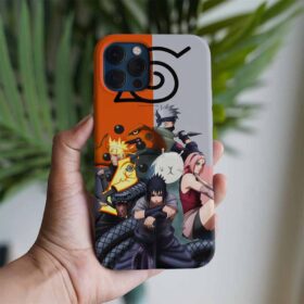 Naruto Kadro Baskılı Tasarımlı Silikon Telefon Kılıfı