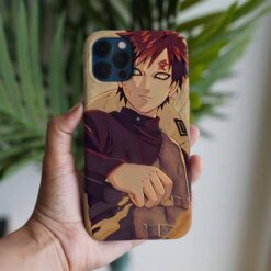 Naruto Gaara Karakteri Baskılı Tasarımlı Silikon Telefon Kılıfı