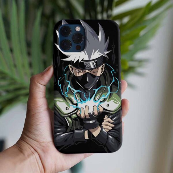 Naruto Kakaşhi Hatake Baskılı Tasarımlı Silikon Telefon Kılıfı