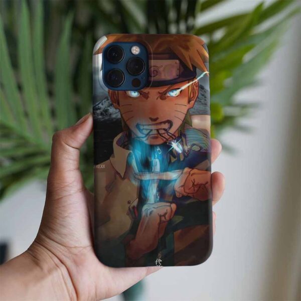 Naruto Süper Güç Baskılı Tasarımlı Silikon Telefon Kılıfı