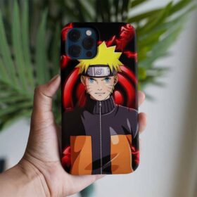 Naruto Uzumaki Baskılı Tasarımlı Silikon Telefon Kılıfı