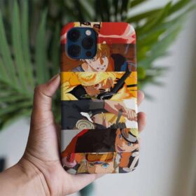 Naruto Uzumaki Kolaj Baskılı Tasarımlı Silikon Telefon Kılıfı