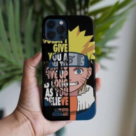 Naruto Motto Baskılı Tasarımlı Silikon Telefon Kılıfı
