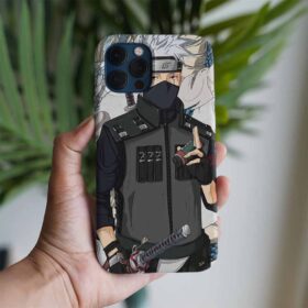 Naruto Kakaşhi Baskılı Tasarımlı Silikon Telefon Kılıfı