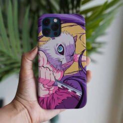 Demon Slayer İnosuke Hashibira Baskılı Tasarımlı Silikon Telefon Kılıfı