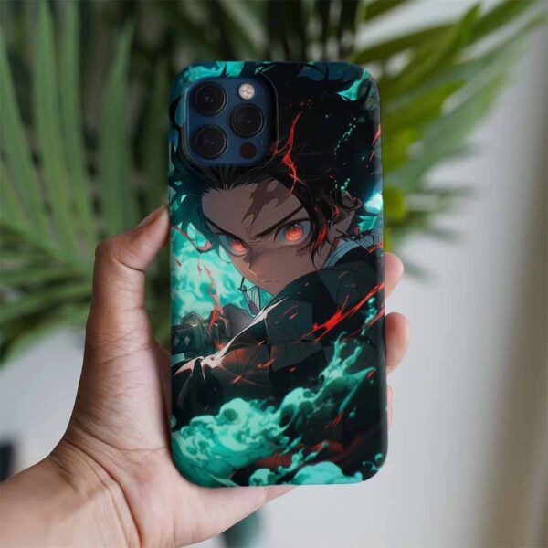 Demon Slayer Tanjirou Baskılı Tasarımlı Silikon Telefon Kılıfı