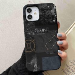 Gemini Burç Baskılı Silikon Telefon Kılıfı