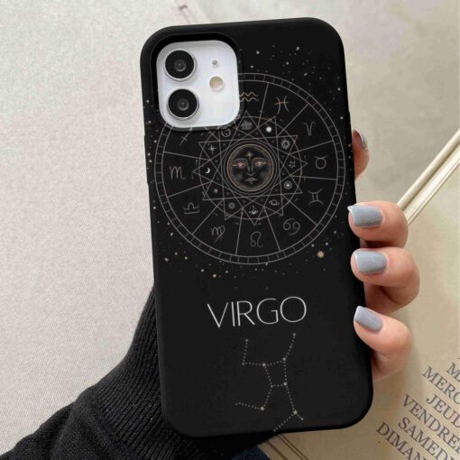 Virgo Burç Baskılı Silikon Telefon Kılıfı