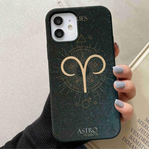 Aries Burç Baskılı Silikon Telefon Kılıfı