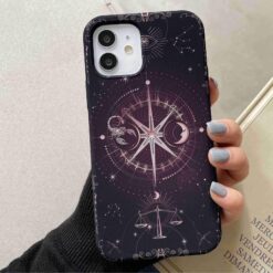 Terazi Burcu Baskılı Silikon Telefon Kılıfı
