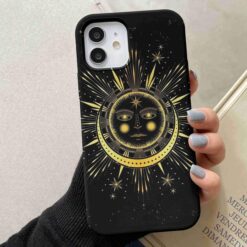 Güneş Burç Baskılı Silikon Telefon Kılıfı