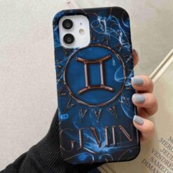 Gemini Burç Baskılı Silikon Telefon Kılıfı