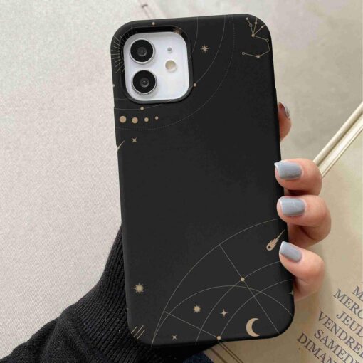 Burç Uzay Baskılı Silikon Telefon Kılıfı