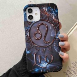 Leo Burç Baskılı Silikon Telefon Kılıfı