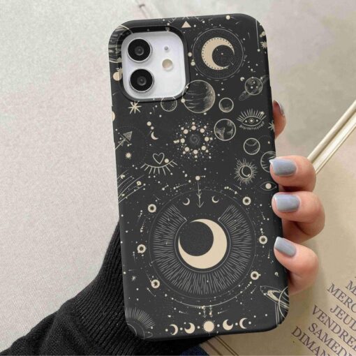 Yıldız Haritası Baskılı Silikon Telefon Kılıfı