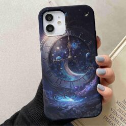 Zaman Haritası Baskılı Silikon Telefon Kılıfı