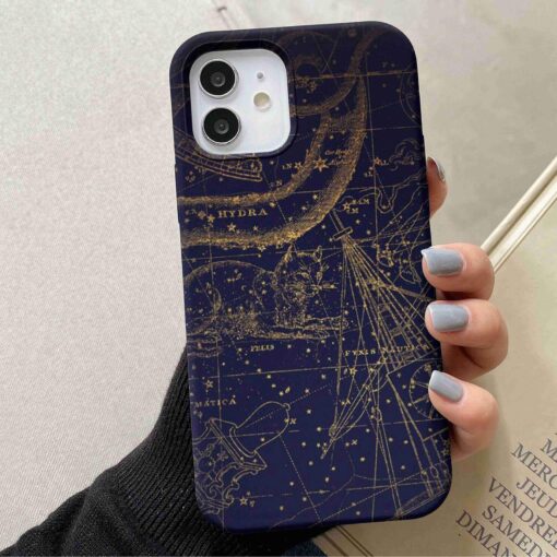 Harita Baskılı Silikon Telefon Kılıfı