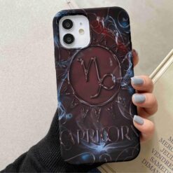 Capricorn Burç Baskılı Silikon Telefon Kılıfı