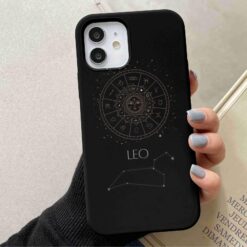 Leo Burç Baskılı Silikon Telefon Kılıfı