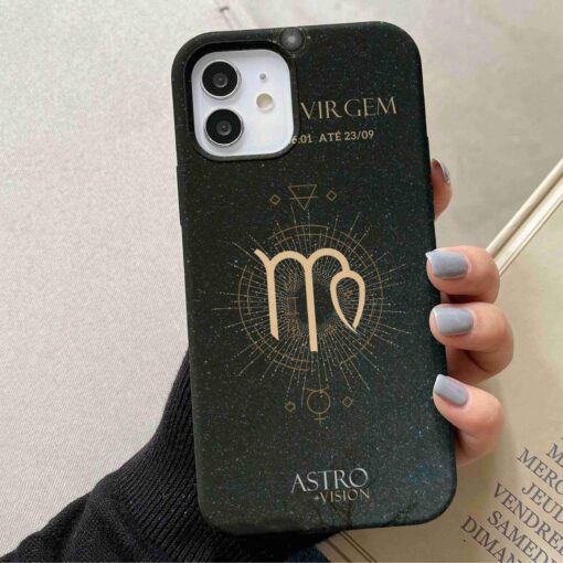 Sol Em Virgem Baskılı Silikon Telefon Kılıfı