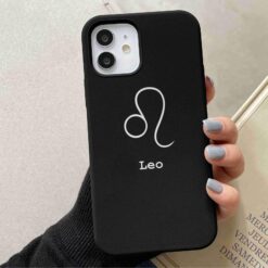 Leo Burç Baskılı Silikon Telefon Kılıfı