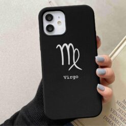 Virgo Burç Baskılı Silikon Telefon Kılıfı