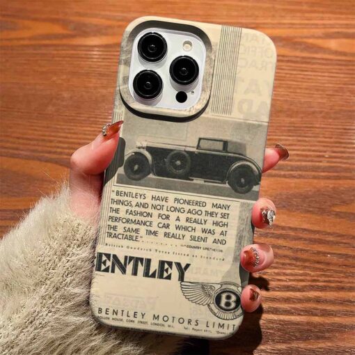 Bentley Baskılı Silikon Telefon Kılıfı