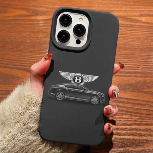 Bentley Baskılı Silikon Telefon Kılıfı