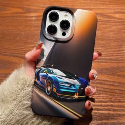 Bugatti Baskılı Silikon Telefon Kılıfı