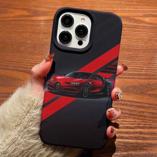 Bugatti Baskılı Silikon Telefon Kılıfı
