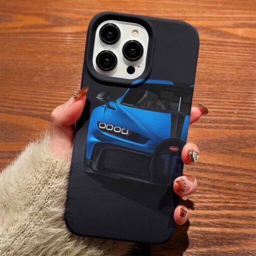 Bugatti Baskılı Silikon Telefon Kılıfı