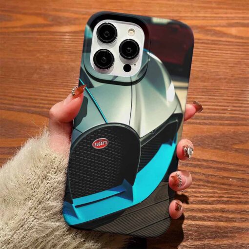 Bugatti Baskılı Silikon Telefon Kılıfı