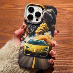Bugatti Baskılı Silikon Telefon Kılıfı
