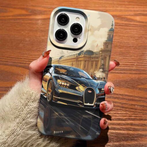 Bugatti Baskılı Silikon Telefon Kılıfı