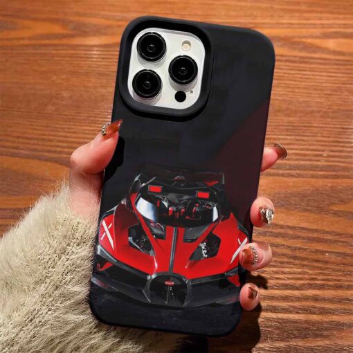 Bugatti Baskılı Silikon Telefon Kılıfı