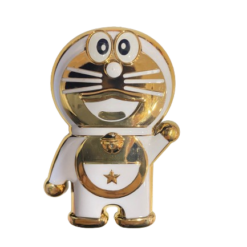 Beyaz Doraemon Telefon Kılıfı Standı
