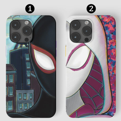 Çift Spider Tasarımlı Silikon Telefon Kılıfı