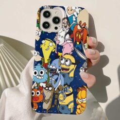 Çizgi Film Tasarımlı Silikon Telefon Kılıfı