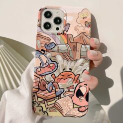 Çizgi Film Tasarımlı Silikon Telefon Kılıfı