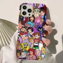 Çizgi Film Tasarımlı Silikon Telefon Kılıfı