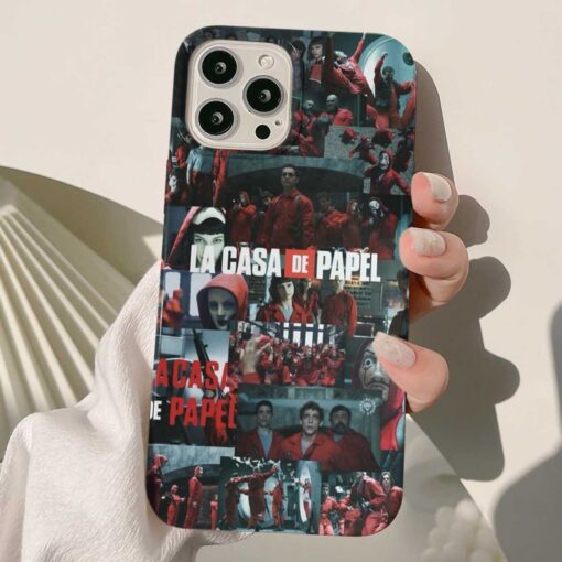 Lacasa De Papel Tasarımlı Silikon Telefon Kılıfı