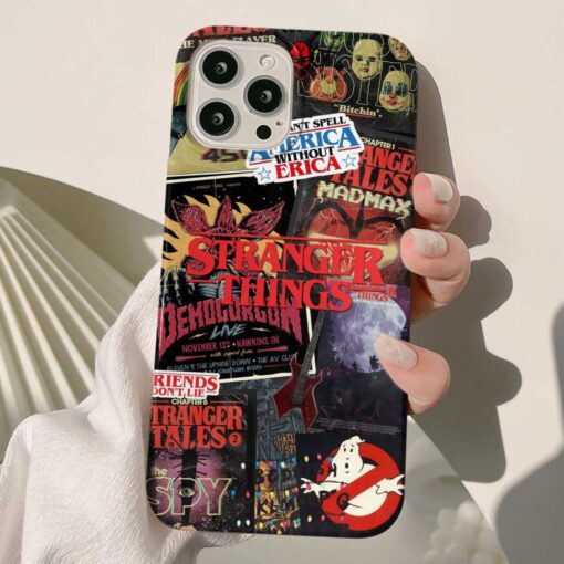 Stranger Things Tasarımlı Silikon Telefon Kılıfı