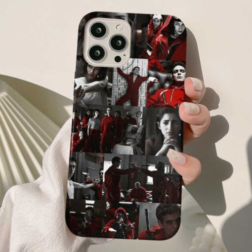 LA CASA DE PAPEL Tasarımlı Silikon Telefon Kılıfı