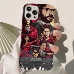 LA CASA DE PAPEL Tasarımlı Silikon Telefon Kılıfı